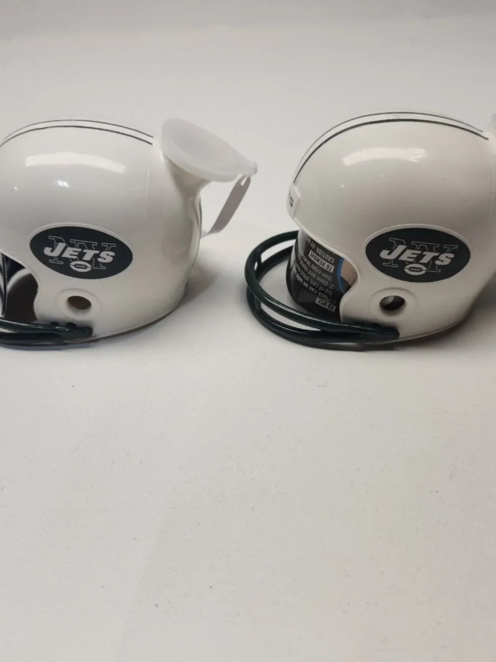 New York Jets Topper Lid Helmet Style Beverage Can NFL Official Merch